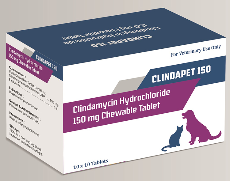 Clindapet 150 (Clindamycin Hydrochloride 150 mg Chewable Tablet ...