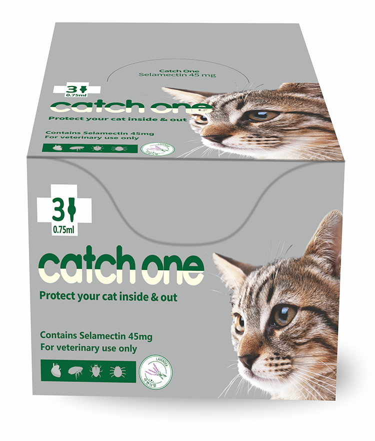 Catch One - Selamectin 60 mg/ml - Pack Size - 0.75 ml