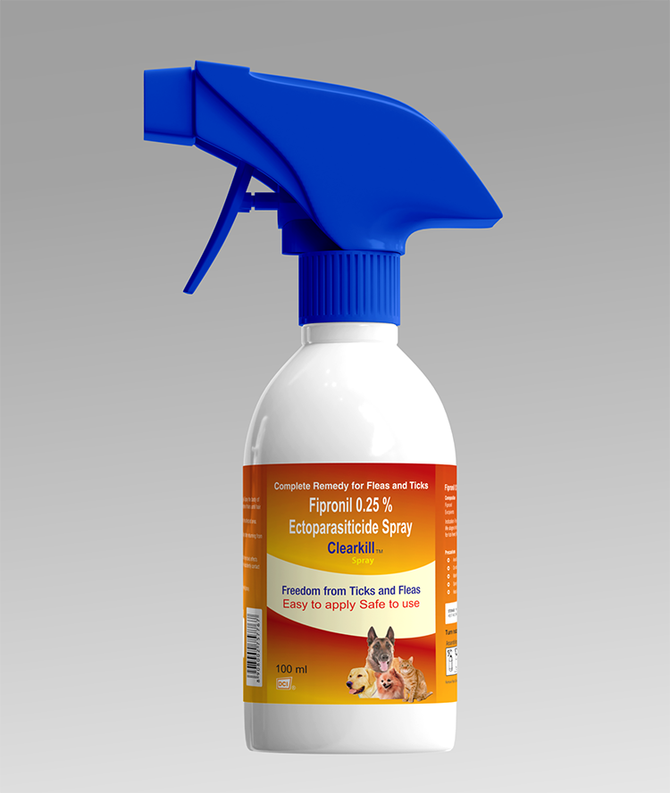 Clearkill Spray - Fipronil 0.25% Ectoparasitide Spray