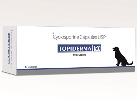 Topiderma 50 - Cyclosporine 50 mg softgel capsules USP