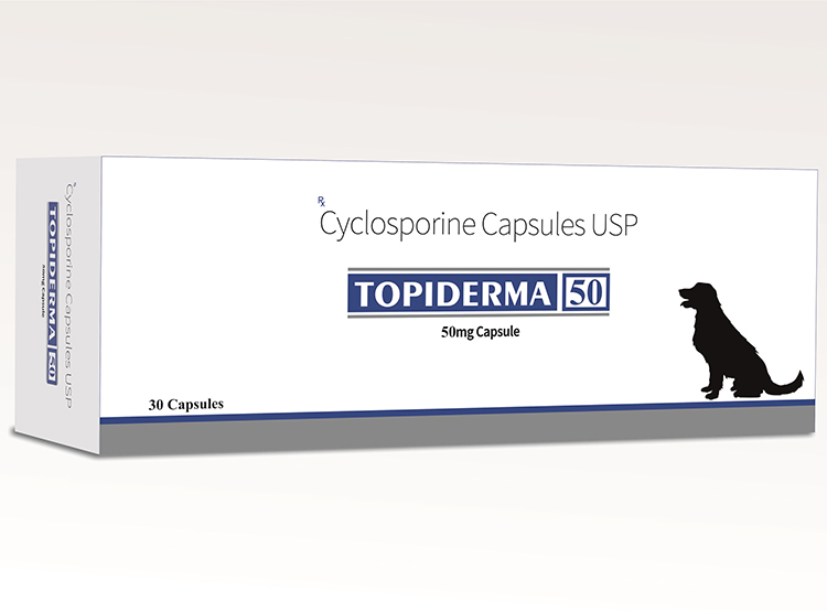Topiderma 50 - Cyclosporine 50 mg softgel capsules USP