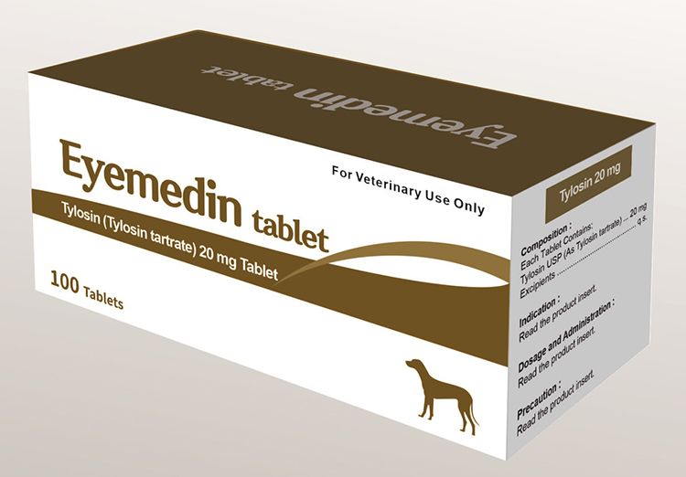 Eyemedin Tablet - Tylosin (Tylosin tartrate) 20 mg