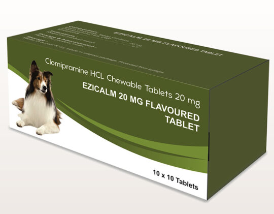Ezicalm 20 mg  - Clomipramine HCL Chewable Tablets 20 mg