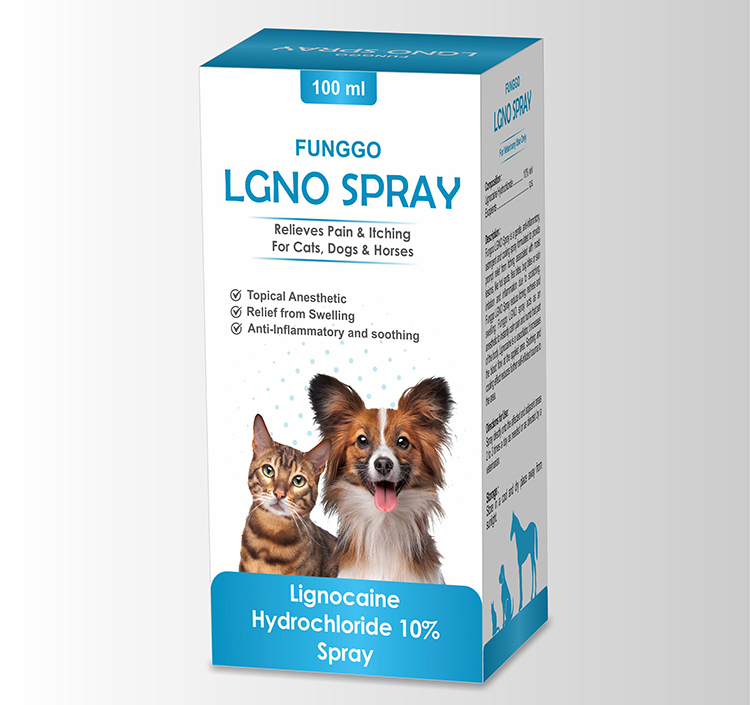 Funggo LGNO Spray (Lignocaine Hydrochloride 10% Spray)