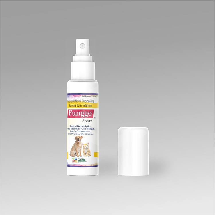 Funggo Spray (Miconazole Nitrate 2% w/v, Chlorhexidine Gluconate 2%w/v Solution)