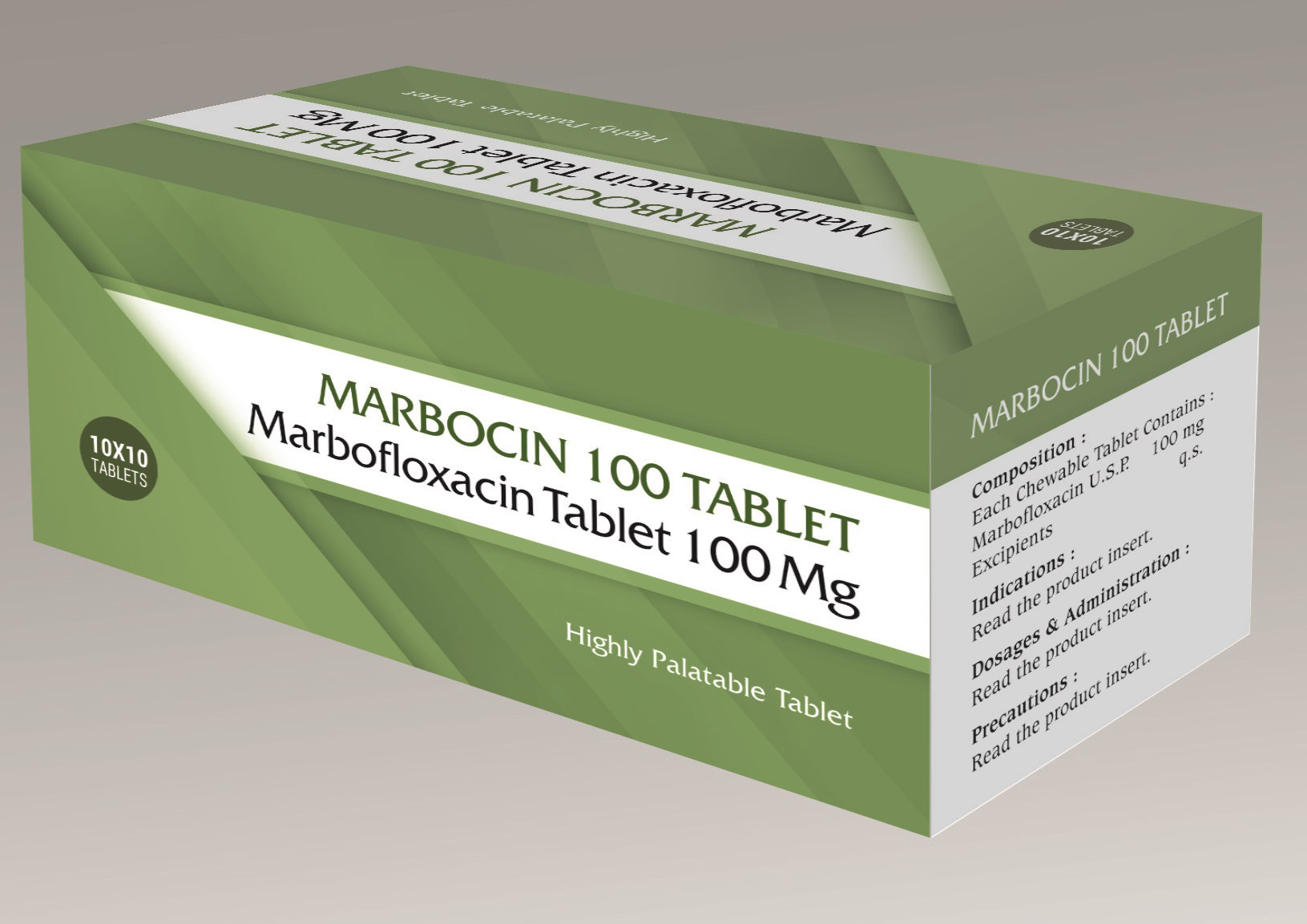 Marbocin 100 mg Tablet (Marbofloxacin Tablet 100 mg)