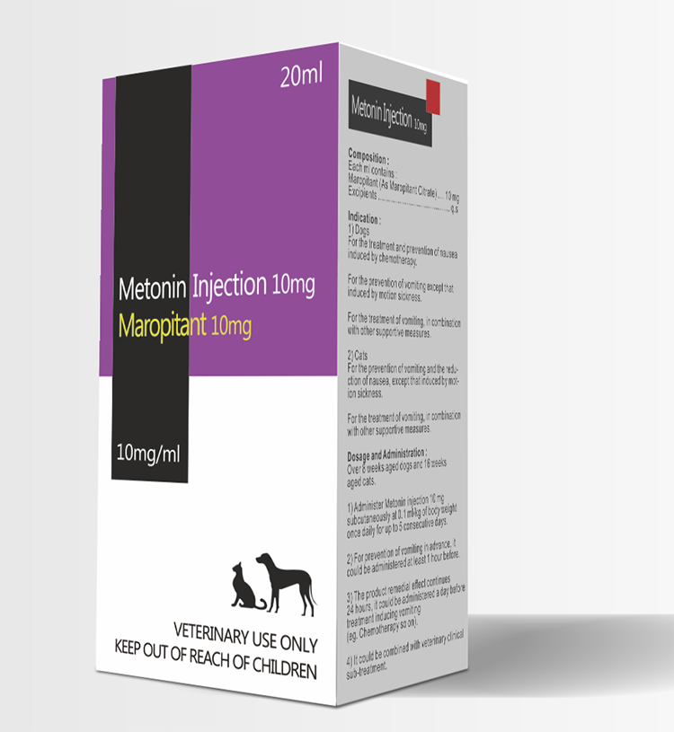 Metonin Injection 10 mg (Maropitant 10 mg)