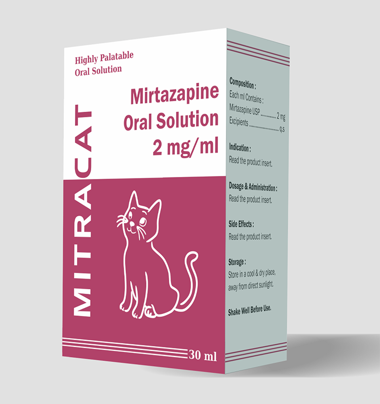 Mitracat (Mirtazapine oral solution 2mg/ml)