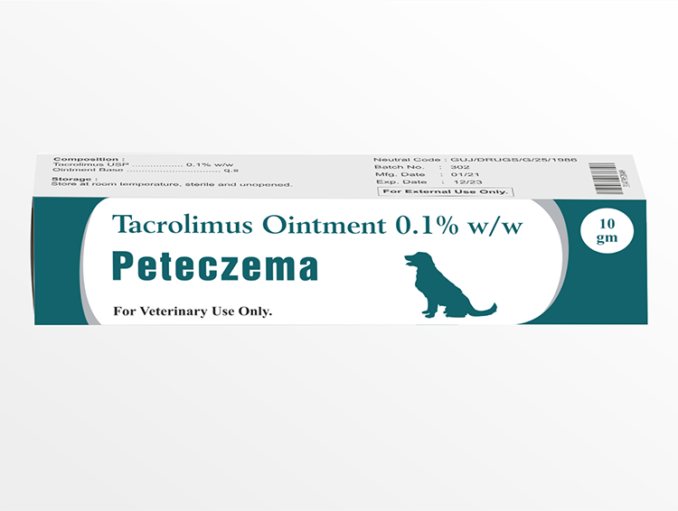 Peteczema - Tacrolimus Ointment 0.1% w/v