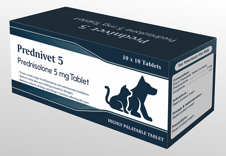 Prednivet 5 (Prednisolone 5mg Tablet)