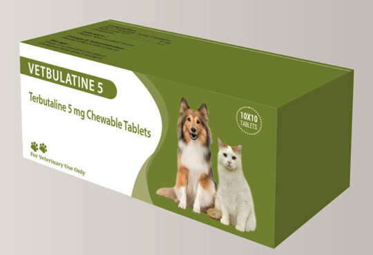 Vetbutaline 5(Terbutaline 5 mg Chewable Tablet)