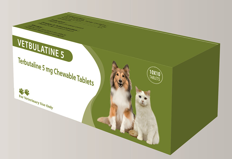 Vetbutaline 5(Terbutaline 5 mg Chewable Tablet)